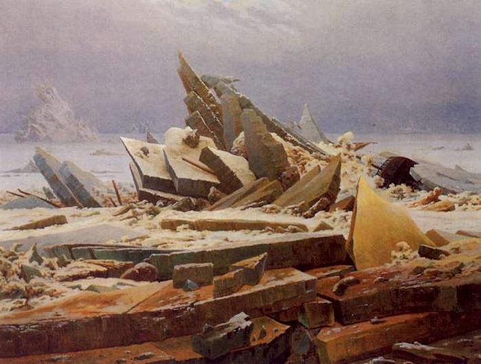 Caspar David Friedrich The Wreck of Hope